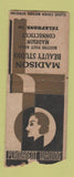 Matchbook Cover - Madison Beauty Salon Madison CT girlie deco BOBTAIL
