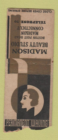 Matchbook Cover - Madison Beauty Salon Madison CT girlie deco BOBTAIL
