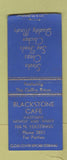 Matchbook Cover - Blackstone Cafe  BOBTAIL