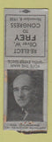 Matchbook Cover - Oliver W Frey Congress Election 1938 PA WEAR BOBTAIL