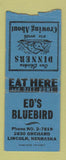 Matchbook Cover - Ed's Bluebird Lincoln NE BOBTAIL