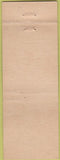 Matchbook Cover - Clinton W Brown US Army?