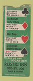Matchbook Cover - Rustic Inn BOBTAIL