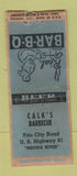 Matchbook Cover - Carl's BBQ Frio City WEAR BOBTAIL