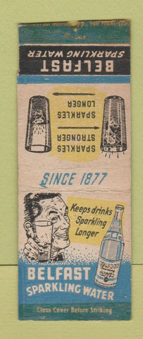 Matchbook Cover - Belfast Sparkling Water BOBTAIL