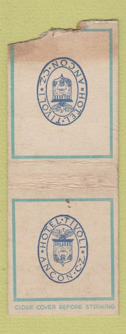 Matchbook Cover - Hotel Tivoli BOBTAIL