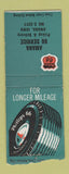 Matchbook Cover - Phillips 66 oil gas Amana IA tires BOBTAIL