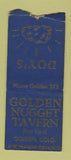 Matchbook Cover - Golden Nugget Tavern Golden Colorado Doy's  BOBTAIL