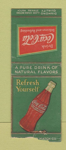 Matchbook Cover - Coca Cola Soda DQ BOBTAIL