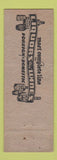 Matchbook Cover - Squire Club Paterson NJ WEAR