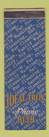 Matchbook Cover - Ideal Troy Laundry