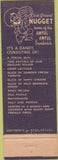 Matchbook Cover - Dick Graves' Nugget Sparks NV Casino