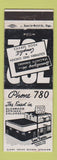Matchbook Cover - 702 Club Glenwood Springs Colorado