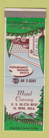 Matchbook Cover - Motel Conway El Reno OK Route 66