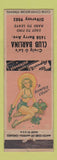 Matchbook Cover - Club Barlina Chicago? Pinup WEAR