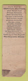 Matchbook Cover - Republic Ethyl Gas FEDERAL LONG POOR STRIKER