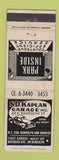 Matchbook Cover - SD Kaplan Garage Chicago IL