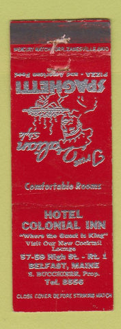 Matchbook Cover - Hotel Colonial Inn Belfast ME WEAR