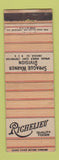 Matchbook Cover - Richelieu Foods Sprague Warner Chicago IL WORN