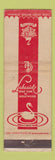 Matchbook Cover - Lakeside Golf Club Hollywood CA