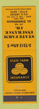 Matchbook Cover - State Farm Insurance Al Zimmerman