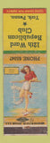Matchbook Cover - 12th Ward Republican Club York PA pinup WEAR