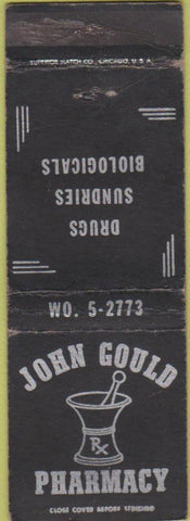 Matchbook Cover - John Gould Drug Store