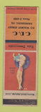 Matchbook Cover - CDC Harrisburg PA Democratic pinup WEAR