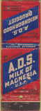 Matchbook Cover - ADS Drug Stores POOR