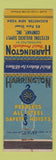 Matchbook Cover - Harrington Hoists Rochester NY