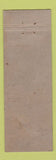 Matchbook Cover - Mayfair Bar Restaurant New York City WEAR