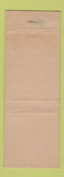 Matchbook Cover - Rancho Del Rey Motel Oakland CA WORN