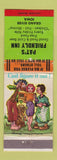 Matchbook Cover - Pat's Friendly Inn Grand River IA hillbilly WEAR