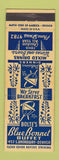 Matchbook Cover - Blue Bonnet Buffet Denver Colorado