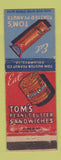 Matchbook Cover - Tom's Peanut Butter Sandwiches Peanuts Columbus GA WEAR