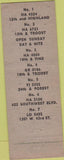 Matchbook Cover - Highland Drug Stores Kansas City MO