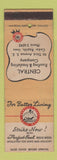 Matchbook Cover - Central Roofing Insulating Cedar Rapids IA