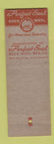 Matchbook Cover - Central Roofing Insulating Cedar Rapids IA