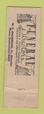Matchbook Cover - Bachmann Funeral Home Doylestown WEAR