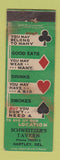 Matchbook Cover - Schweitzer's Tavern Hartley DE WEAR