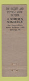Matchbook Cover - 606 Club Chicago IL girlie WEAR