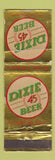 Matchbook Cover - Dixie 45 Beer New Orleans LA WEAR