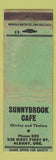 Matchbook Cover - Sunnybrook Cafe Albany OR WORN