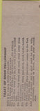 Matchbook Cover - NAPA auto parts Eddie's Auto Supply Beaver OK