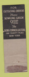 Matchbook Cover - Down Towner Cafeteria New York City FEDERAL LONG WEAR
