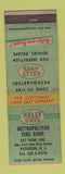 Matchbook Cover - Metropolitan Tire Corp Paterson NJ WEAR