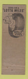 Matchbook Cover - Metropolitan Tire Corp Paterson NJ WEAR