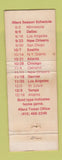 Matchbook Cover - San Francisco 49ers KSFO Radio schedule WEAR 1979