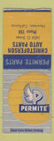 Matchbook Cover - Permite Auto Parts Christoferson Newman CA BOBTAIL