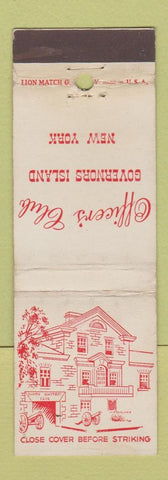 Matchbook Cover - Officer's Club Governors Island NY